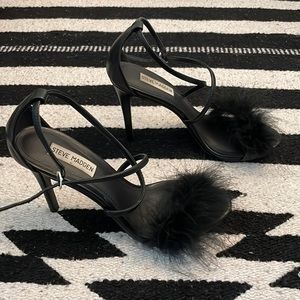 Steve Madden Farrah Crush Feather Heels